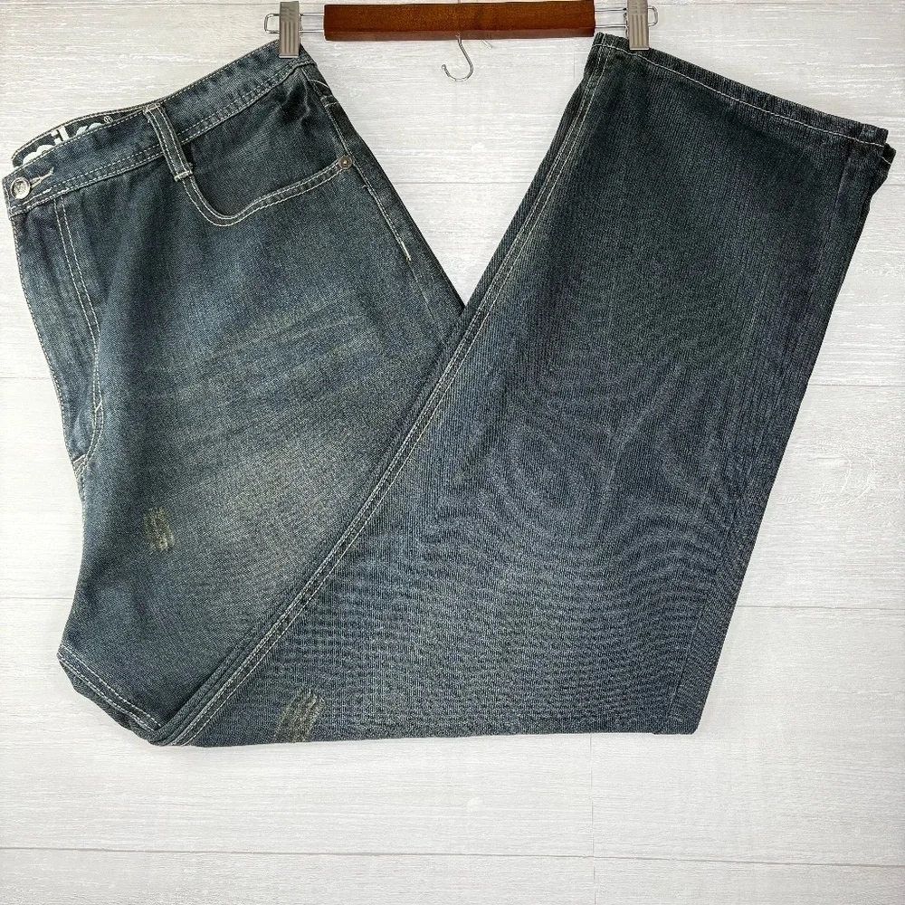 Akademiks Wide Leg Jeans size 42x32. - Picture 12 of 13
